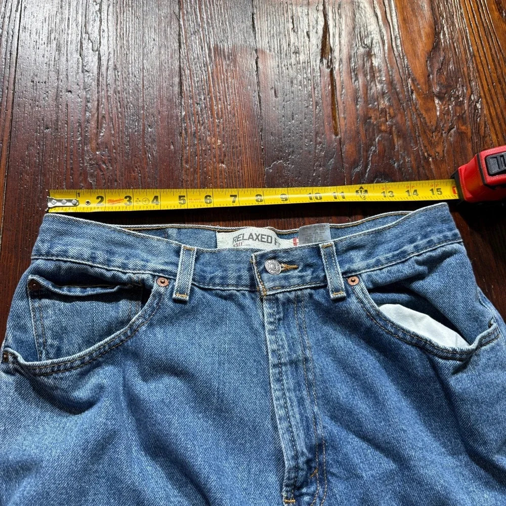 Vintage Levis 550 Jeans Mens 34x32 Blue Relaxed Tapered Y2K 90s‎